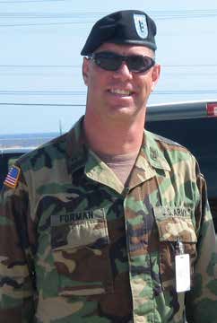 Then-Chief Warrant Officer 2 Jeffrey S. Forman.
          (Photo courtesy of Jeff Forman)